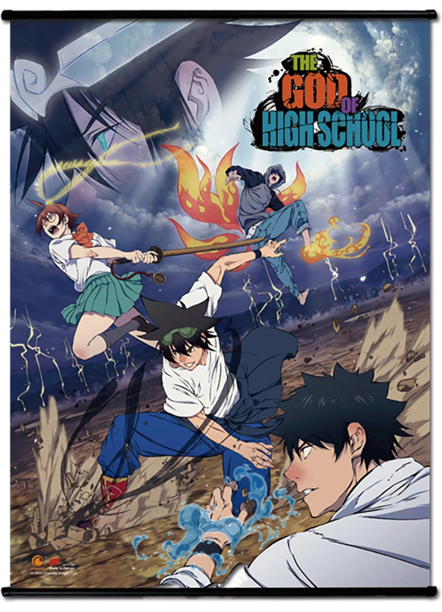 God Of High School - Key Art Wall Scroll