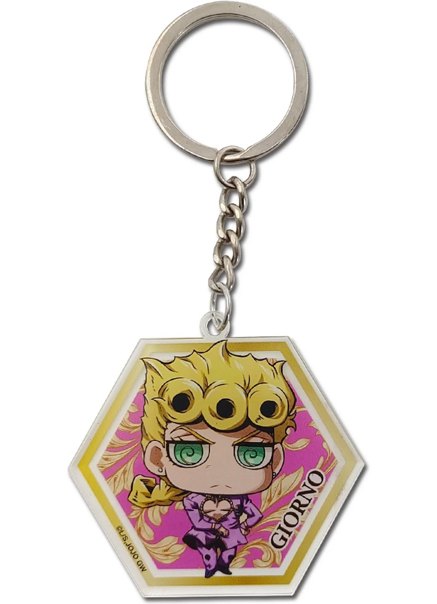 Jojo's Bizarre Adventure S4 - SD Giorno Giovanna Acylic Keychain