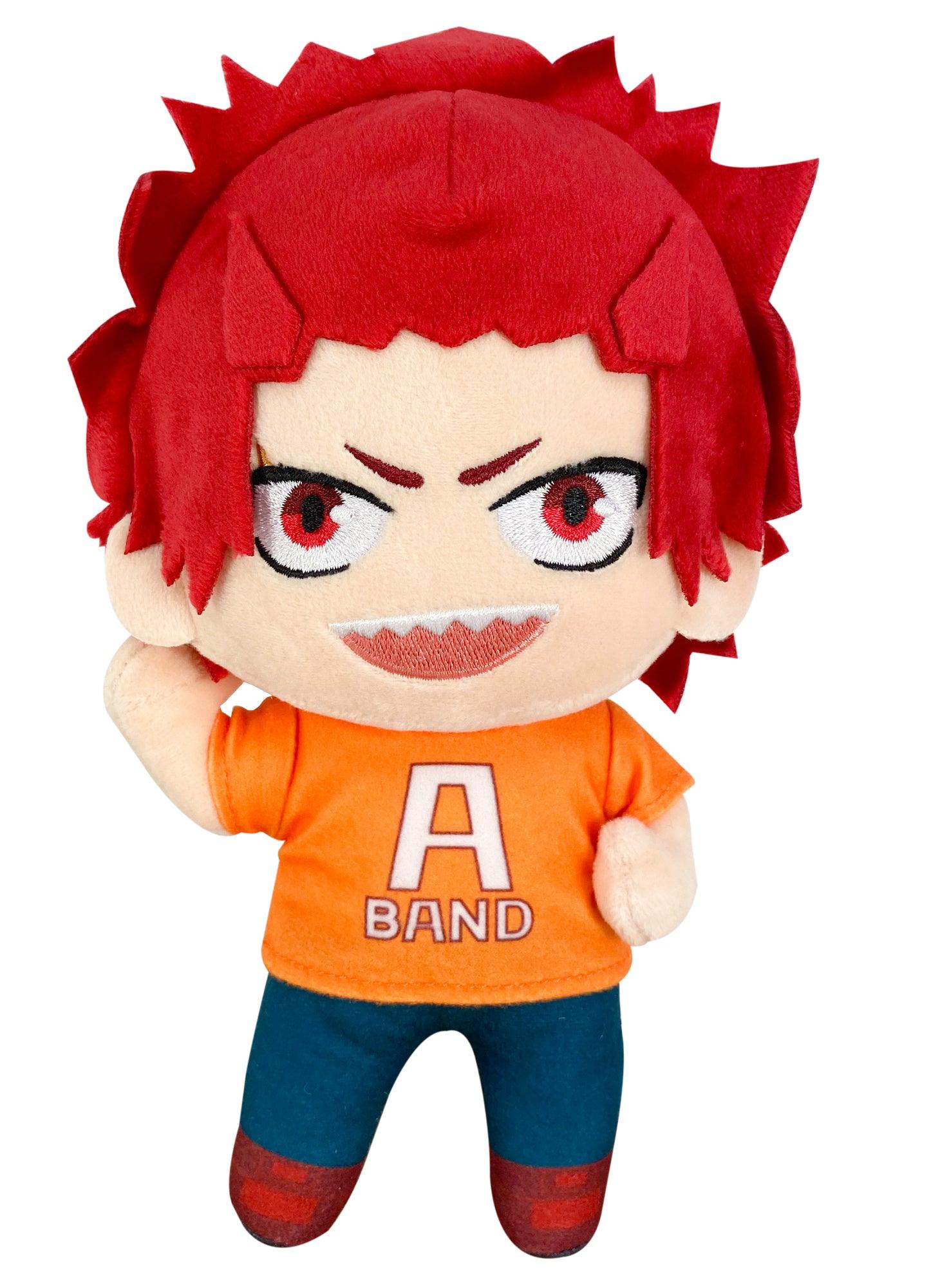 My Hero Academia S4 - Eijiro Kirishima (A Band Ver) Plush 8"H