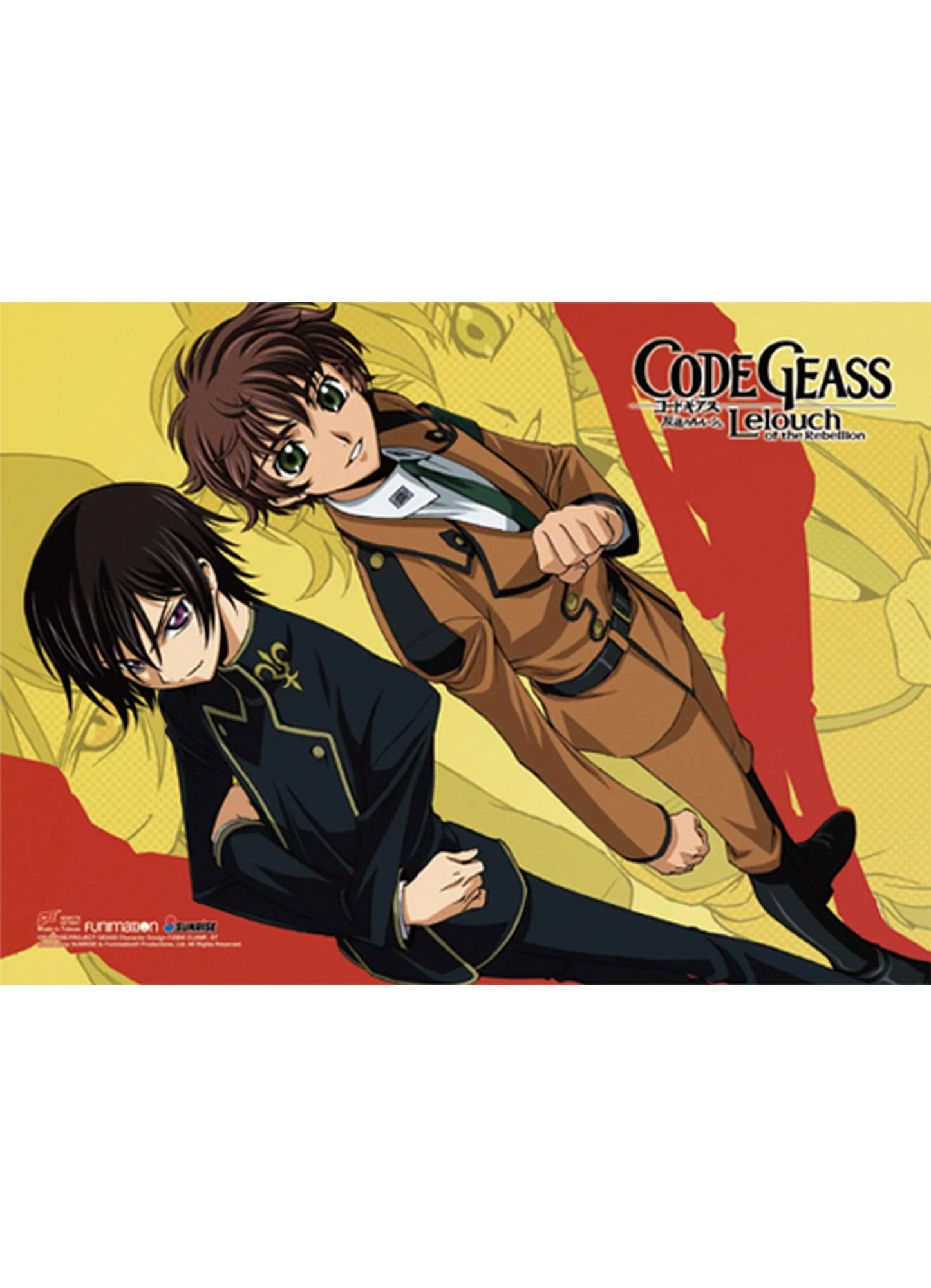 Code Geass S1 - Lelouch vi Britannia & Suzaku Kururugi Wall Scroll