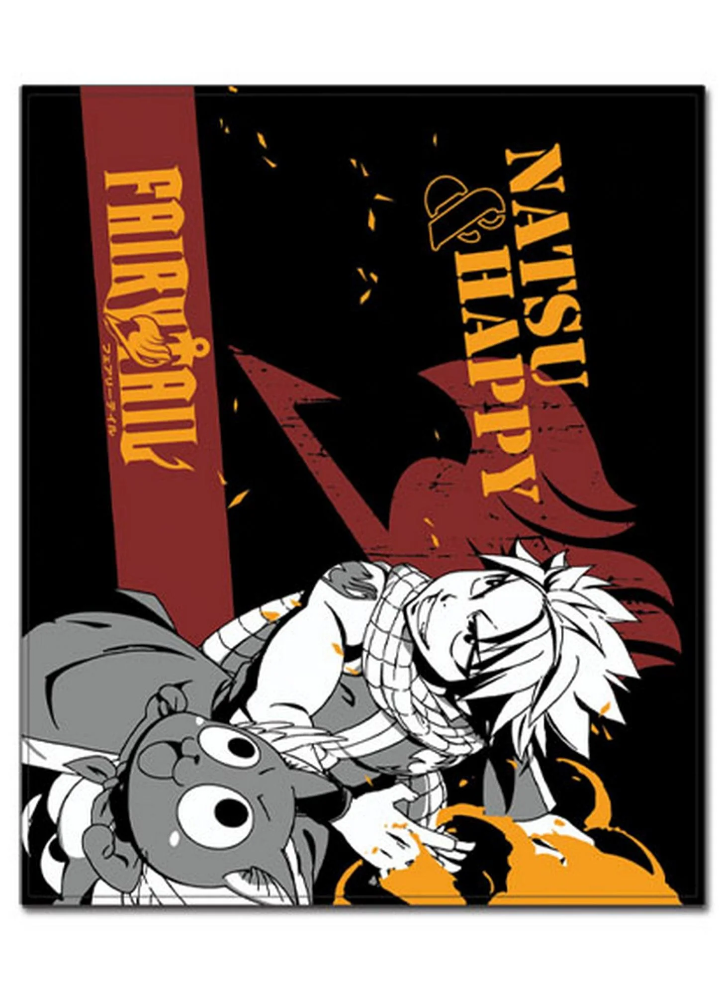 Fairy Tail S6 - Natsu Dragneel & Happy Throw Blanket