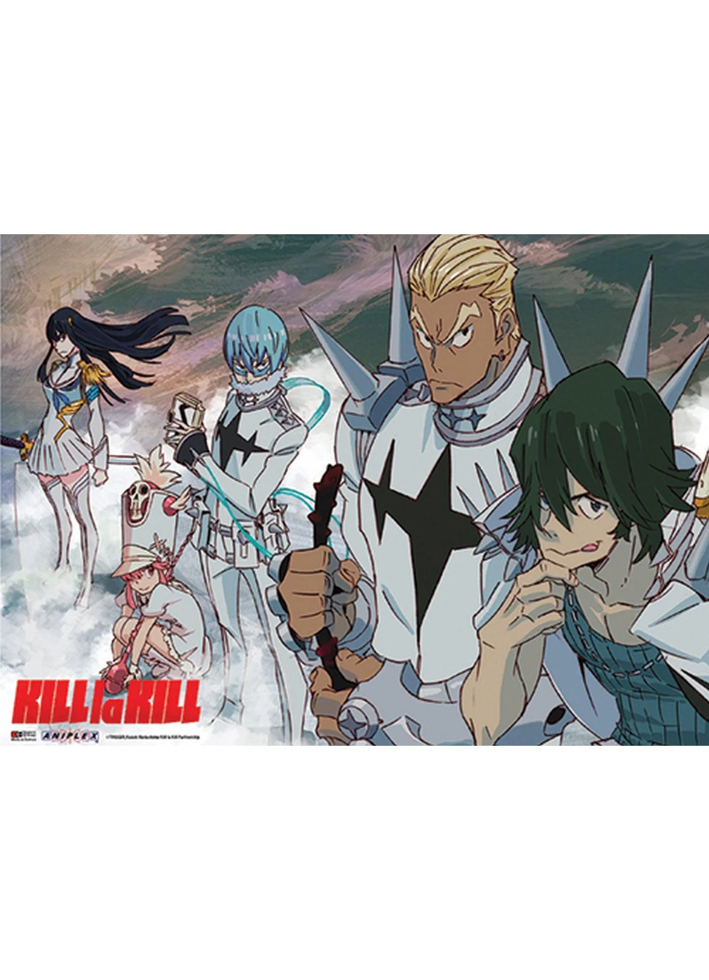 Kill La Kill - Satsuki Kiryuin And Elite Four Wall Scroll