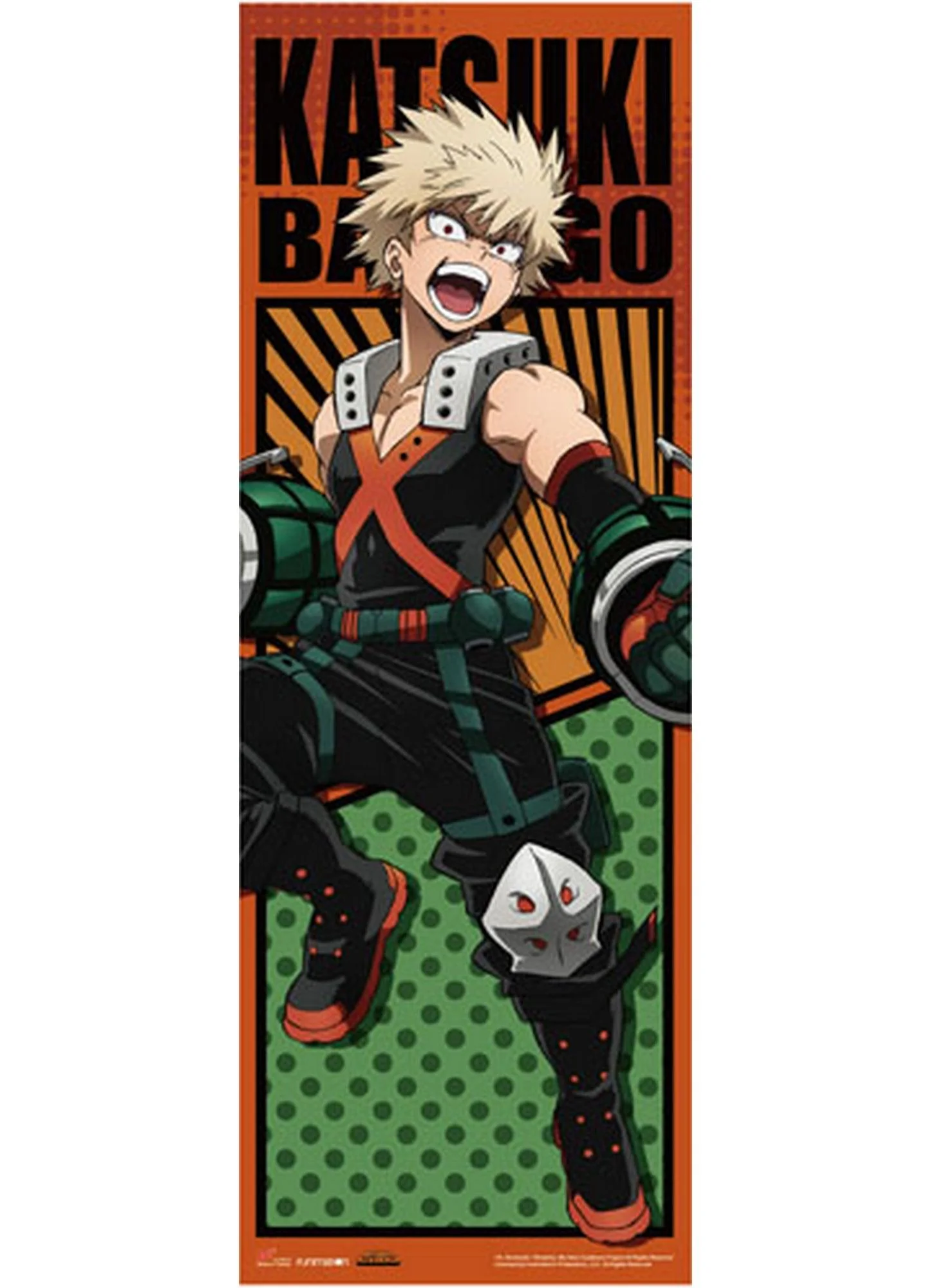 My Hero Academia - Katsuki Bakugo Battle Suit Human Size Se Wall Scroll