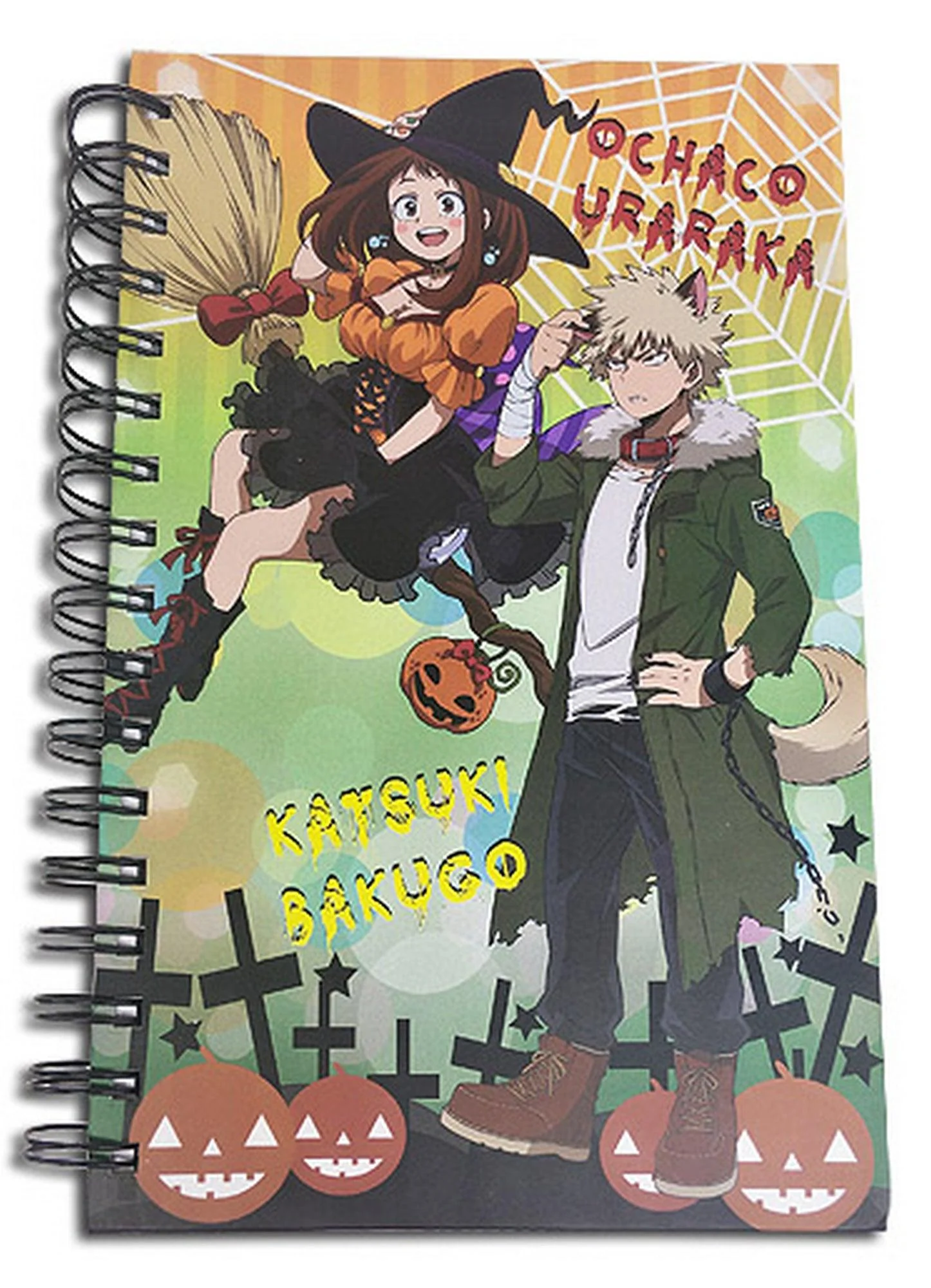 My Hero Academia S2 - Katsuki Bakugo & Ochaco Uraraka "Uravity" Halloween Notebook