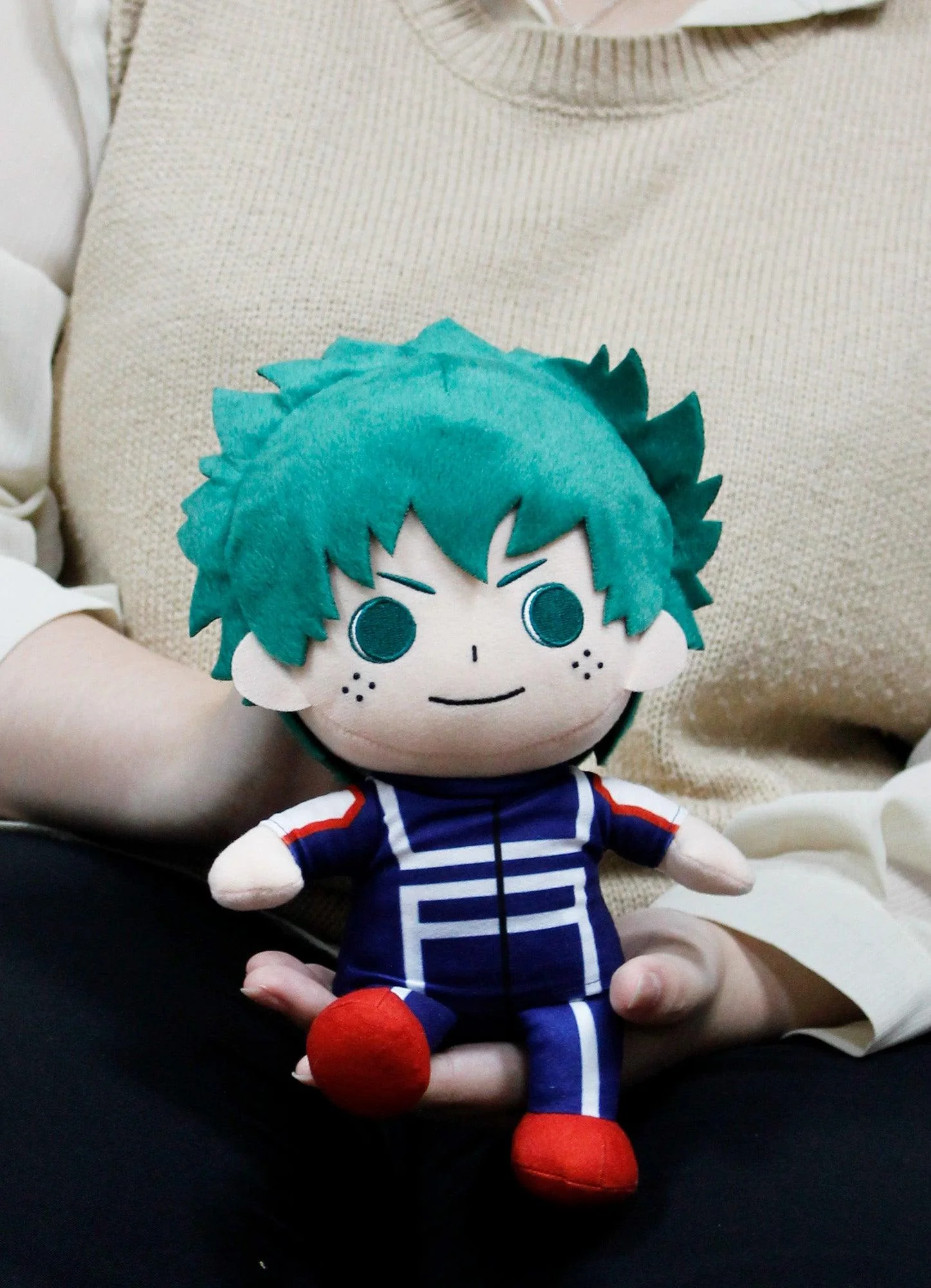 My Hero Academia-S2 Izuku Midoriya "Deku" Sitting Plush 7"H - Image 4