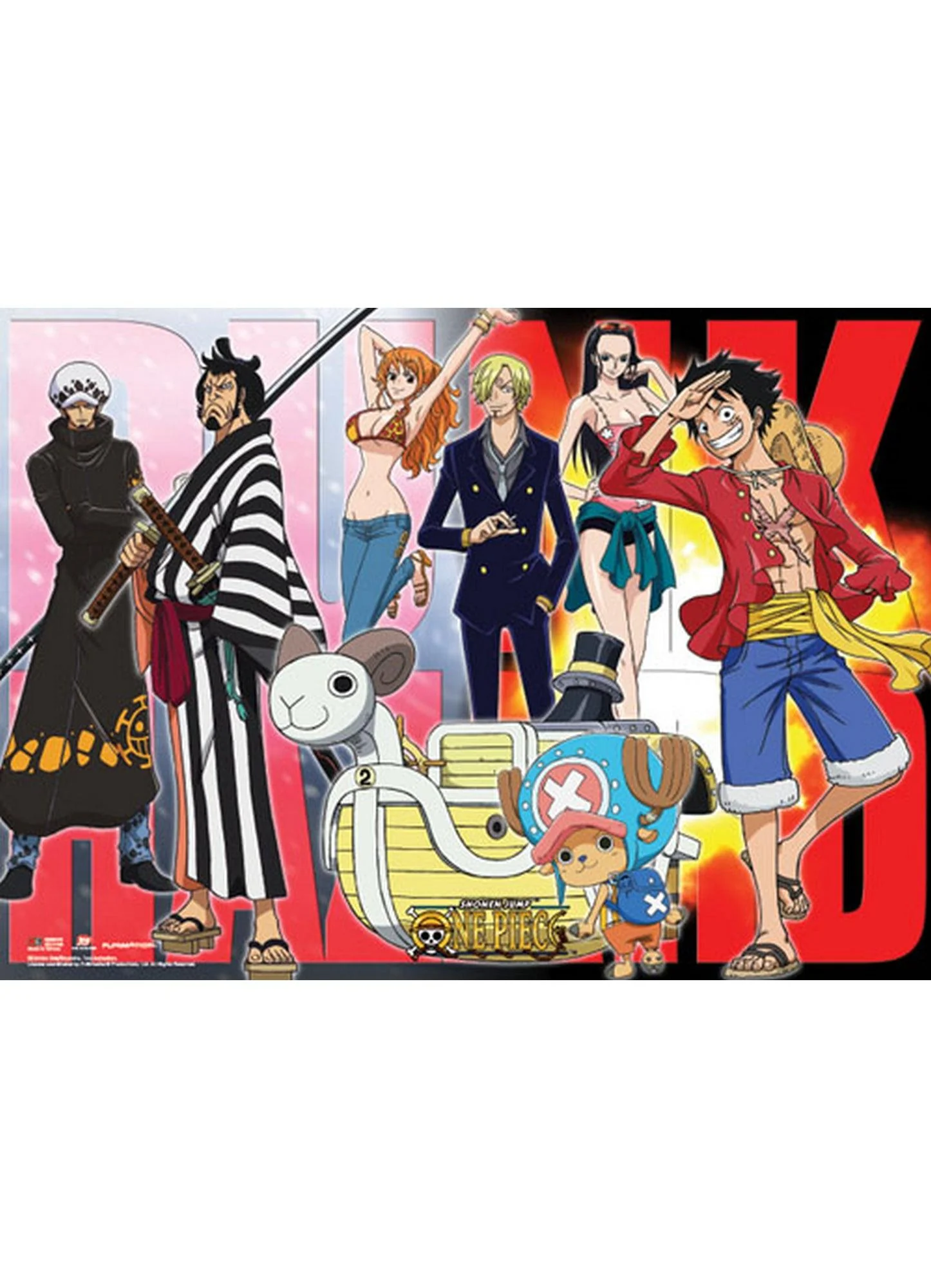 One Piece - Punk Hazard Wall Scroll