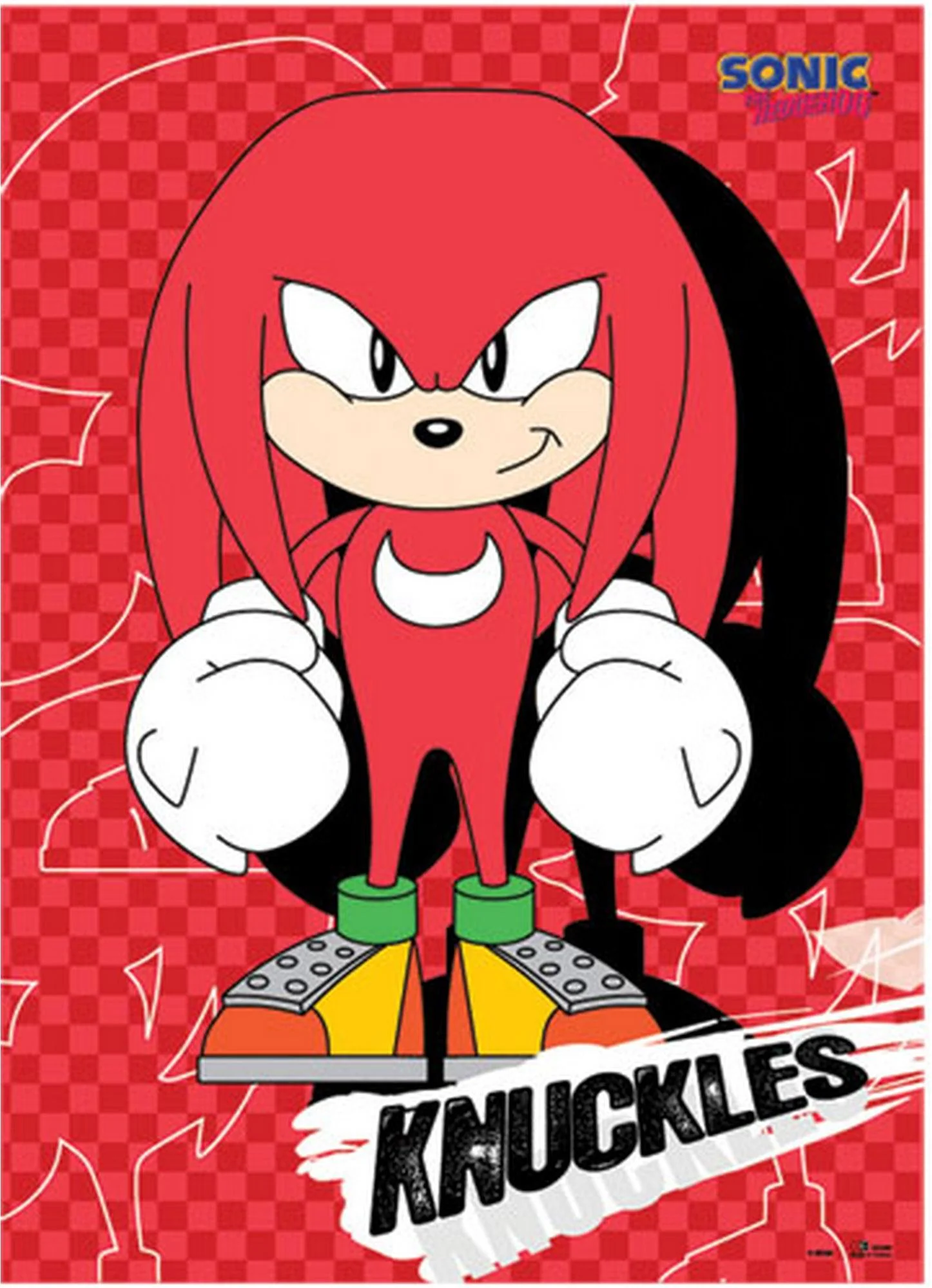 Sonic Classic - Knuckles The Echidna Wall Scroll